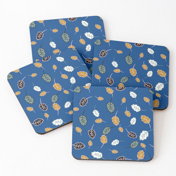 Item preview, falling autumn leaves designed and sold by rysunki-malunki.