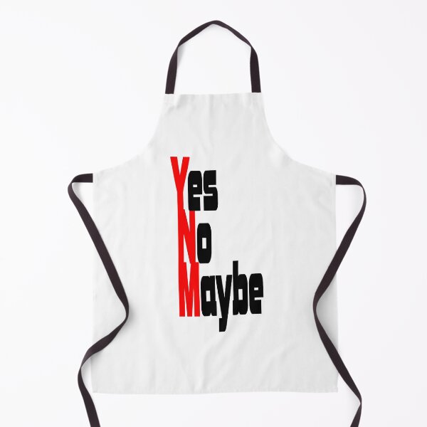 Item preview, Yes No Maybe for light background designed and sold by frankuffmann.