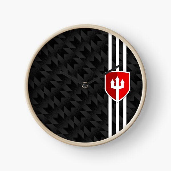 Manchester United 2017/18 3rd Kit Jersey Pattern Clock