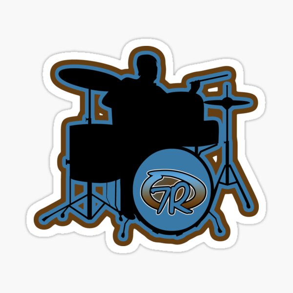 7Rock Drum Logo Sticker