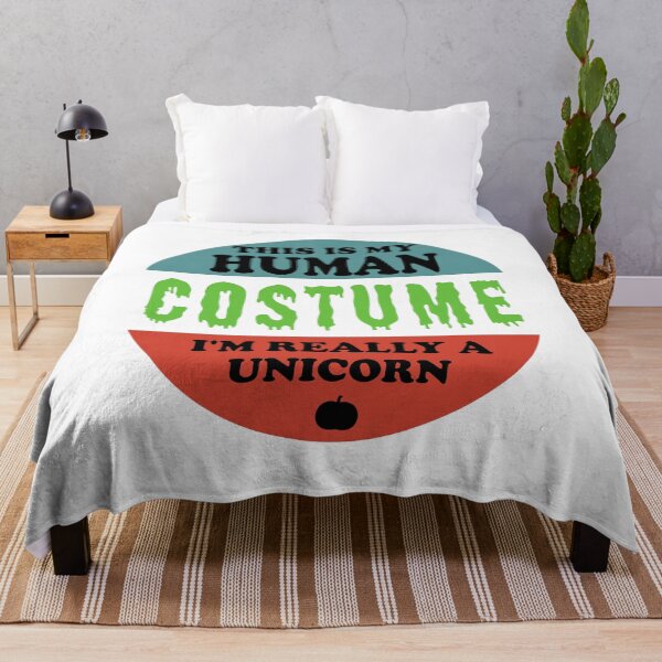 Item preview, Unicorn This Is My Human Costume I'm Really A Halloween Puns designed and sold by fourstripes.