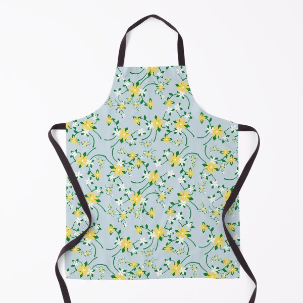 Item preview, Minimalist Yellow And Green Floral Pattern designed and sold by sunandsnowglobe.