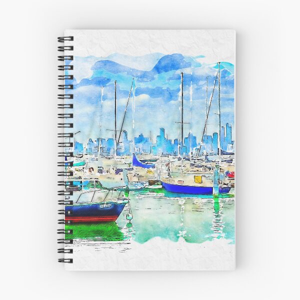 Item preview, Williamstown Marina Watercolor designed and sold by Steven Jodoin.