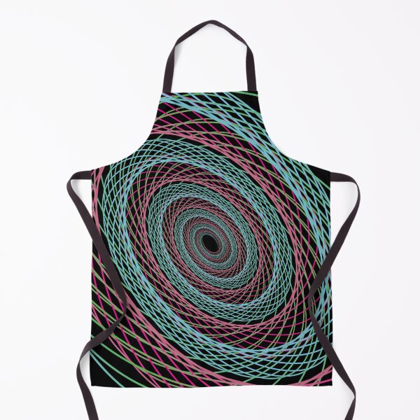 Item preview, Modern Geometric Helix Shell Gradient Spider Web Line Art designed and sold by PolyPixel.