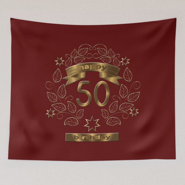 Item preview, 50th Birthday  GIFT Men Women - Vintage t shirt Severel color designed and sold by Galina Kostyaeva.