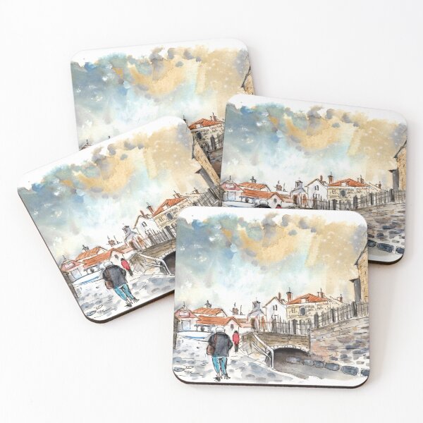 Item preview, Town View Of Robin Hoods Bay designed and sold by Goodaboom.