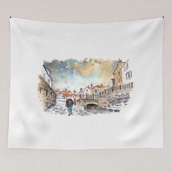 Item preview, Town View Of Robin Hoods Bay designed and sold by Goodaboom.