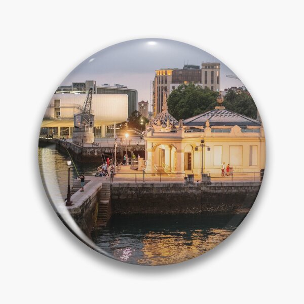 Item preview, Santander, Spain, at night designed and sold by MarioGuti.