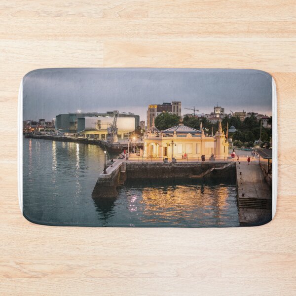 Item preview, Santander, Spain, at night designed and sold by MarioGuti.