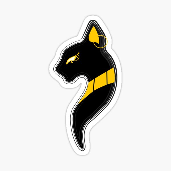 Bastet Egyptian Cat Goddess Sticker