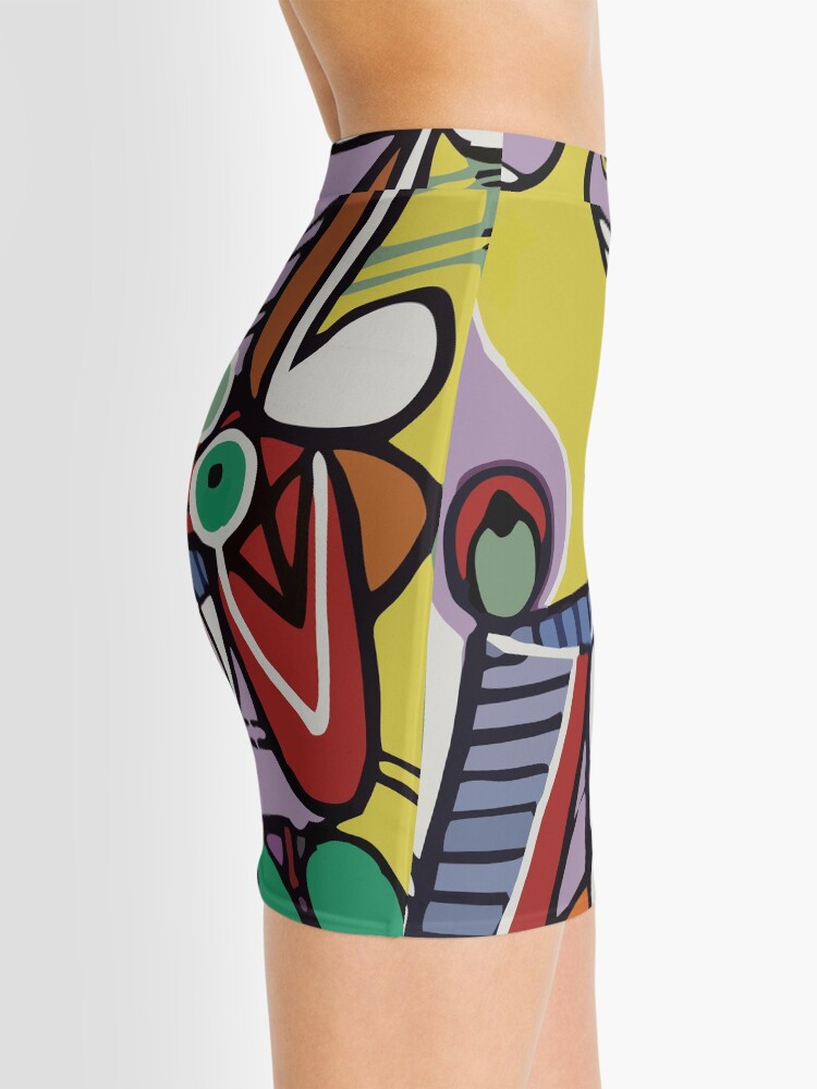 Alternate view of Abstract Art VectorArt Mini Skirt