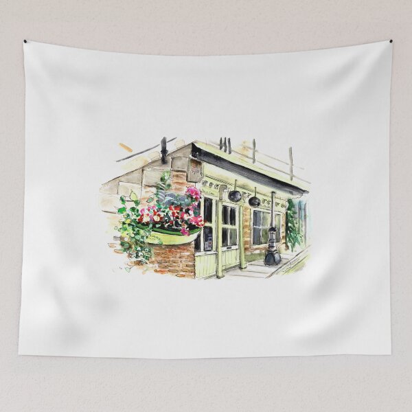 Item preview, Coffee And Tea And Cakes In Robin Hoods Bay designed and sold by Goodaboom.