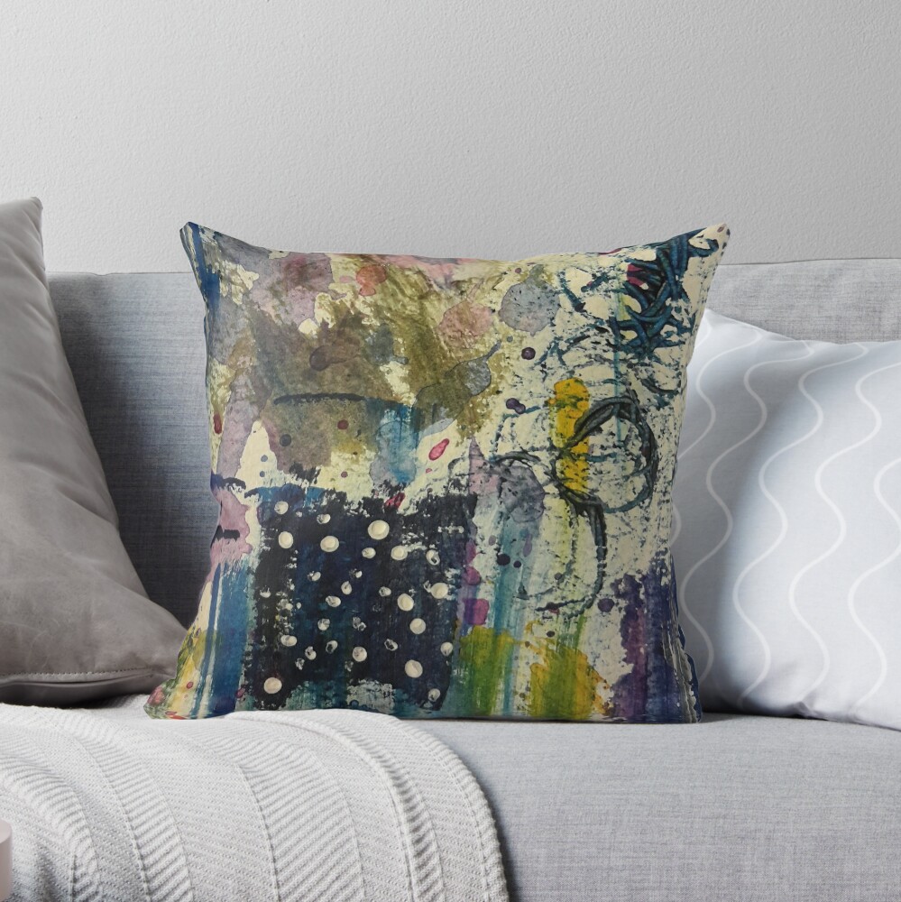Abstract Fantasy Throw Pillow