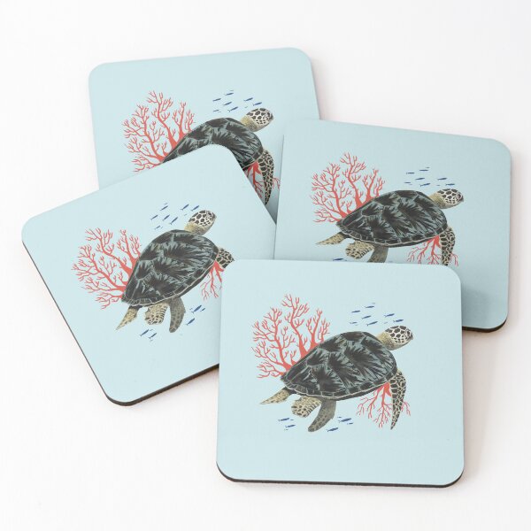 Item preview, TURTLE & CORAL designed and sold by BEATRIZ ABAITUA.