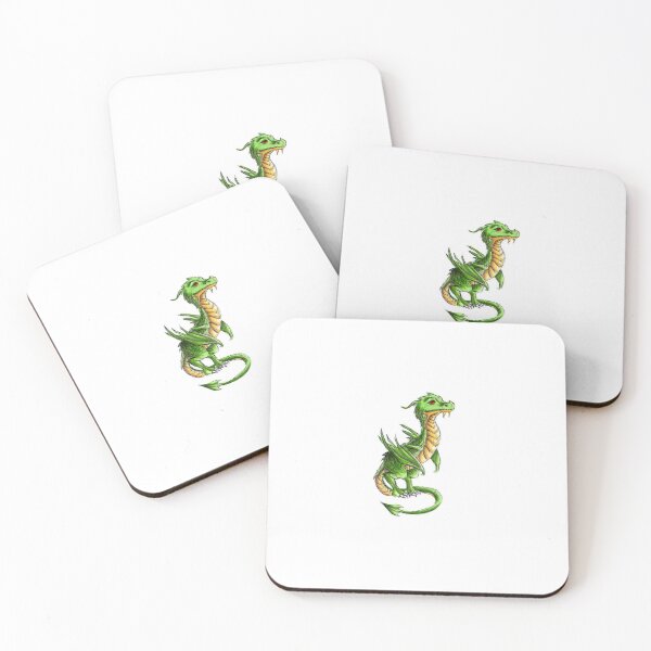 Item preview, Green red eyed dragon designed and sold by Roisin678.