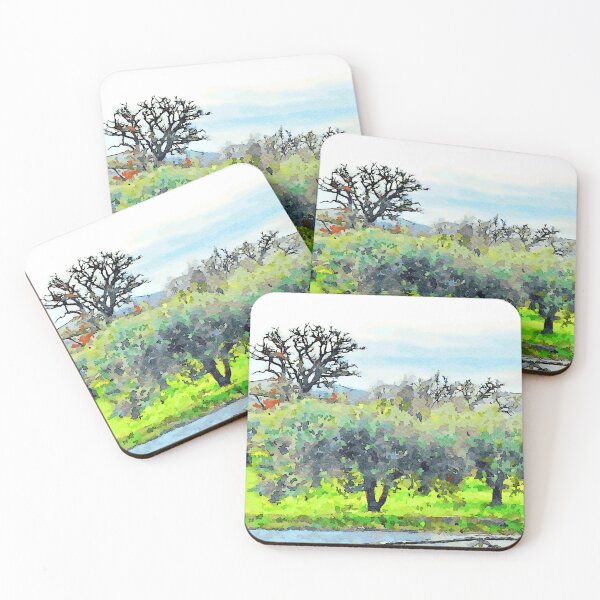 Item preview, Laureana Cilento: paisaje con paisaje marino y olivar designed and sold by Giuseppe Cocco.