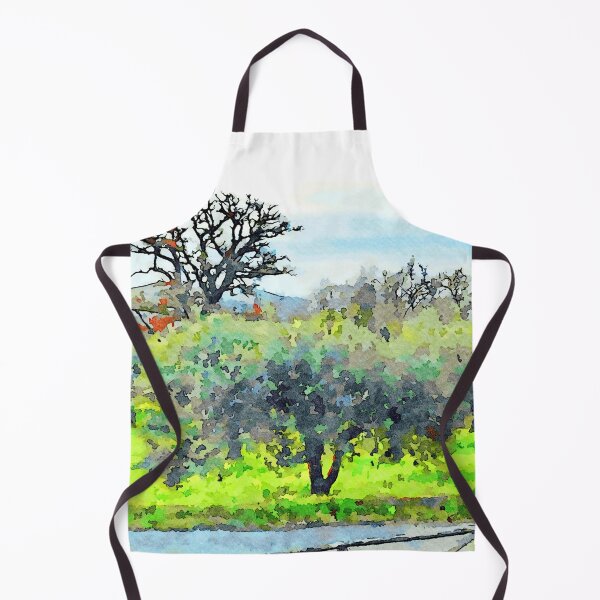 Item preview, Laureana Cilento: landscape with seascape and olive grove designed and sold by Giuseppe Cocco.