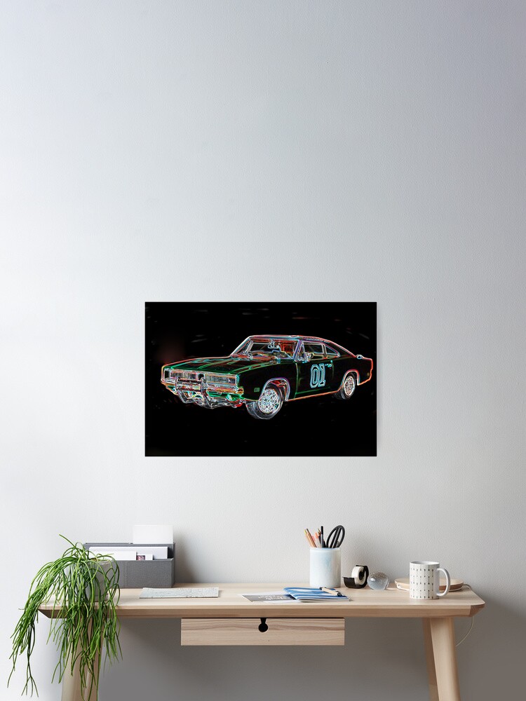 The Dukes of Hazzard Daisy General Lee Poster