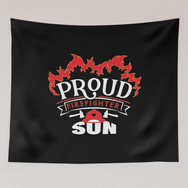 Item preview, Proud Firefighter Son Appreciation Family Member Gift design designed and sold by Grabitees.