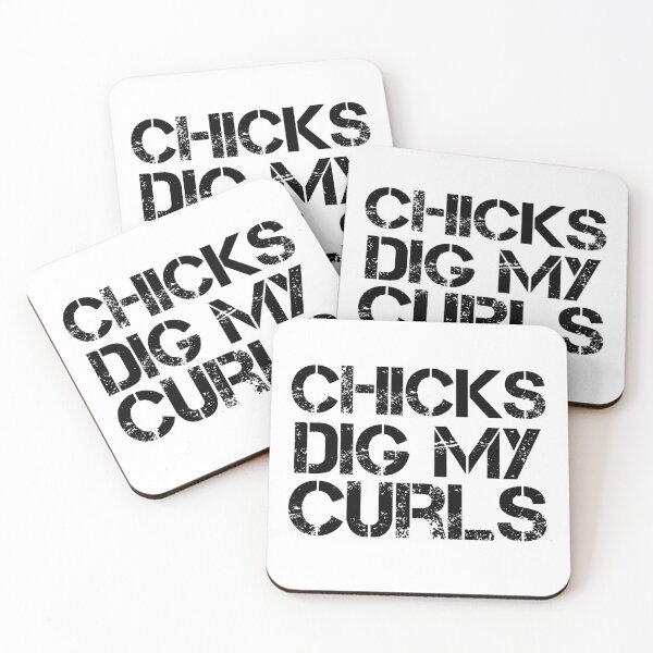 Item preview, chicks dig my curls designed and sold by beruc.