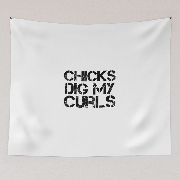 Item preview, chicks dig my curls designed and sold by beruc.