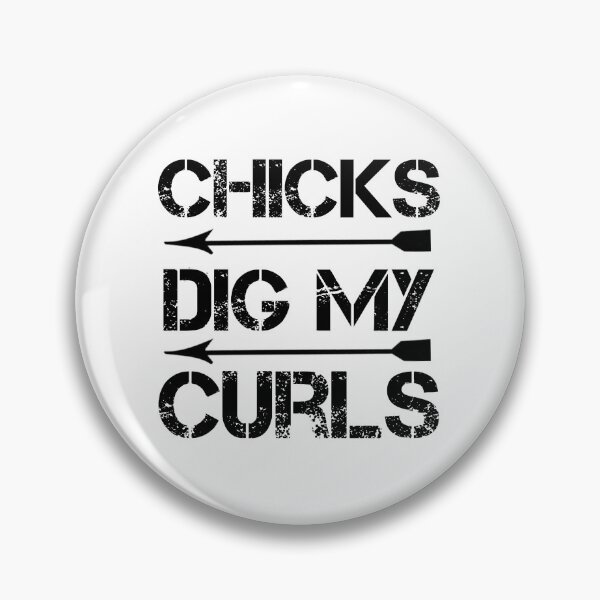 Item preview, chicks dig my curls designed and sold by beruc.