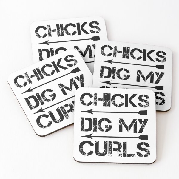 Item preview, chicks dig my curls designed and sold by beruc.