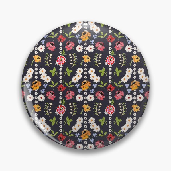 Item preview, kyjovská folklorní výšivka / Kyjov floral embroidery large print designed and sold by Folkiestore.