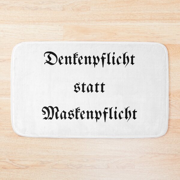 Item preview, Denkenpflicht statt Maskenpflicht designed and sold by Mrks135.