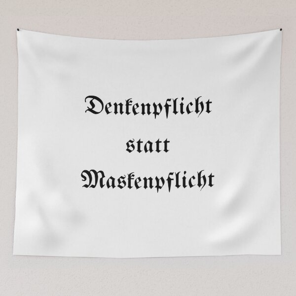 Item preview, Denkenpflicht statt Maskenpflicht designed and sold by Mrks135.