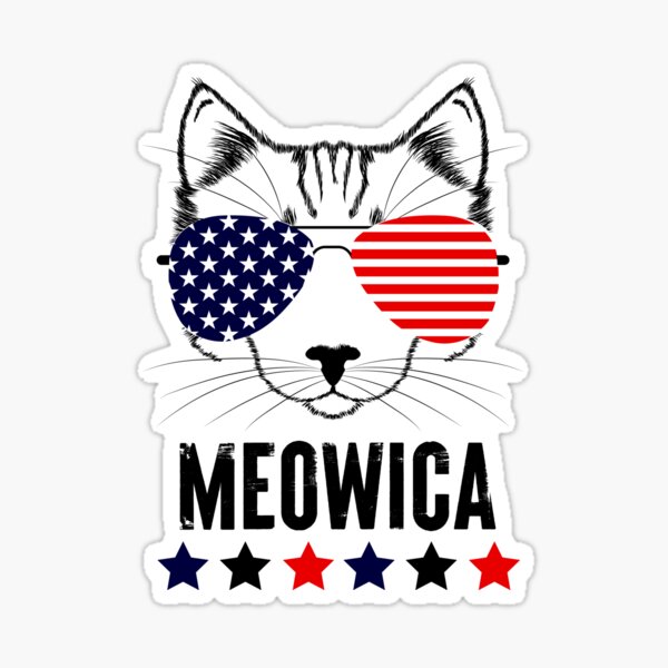 Meowica Stickers | Redbubble