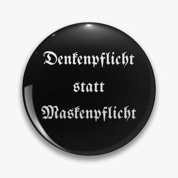 Item preview, Denkenpflicht statt Maskenpflicht designed and sold by Mrks135.