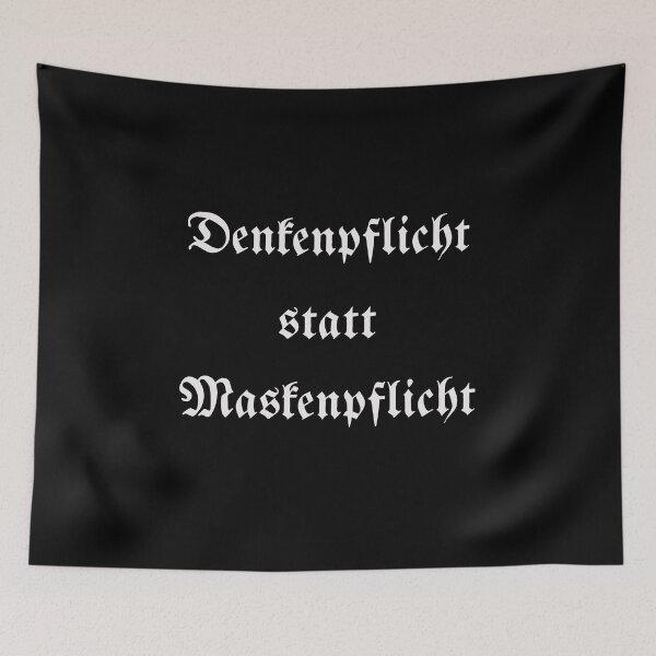 Item preview, Denkenpflicht statt Maskenpflicht designed and sold by Mrks135.