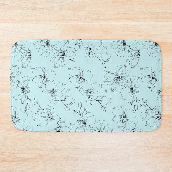 Item preview, Light Blue Flower Pattern designed and sold by LamV.