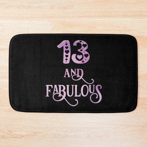 Item preview, Girls 13 Years Old And Fabulous Girl 13th Birthday graphic designed and sold by Grabitees.