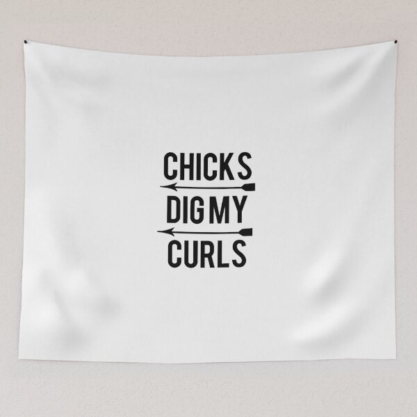 Item preview, chicks dig my curls designed and sold by beruc.