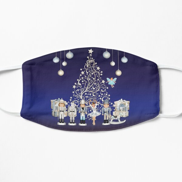 Nutcracker Christmas Special - The Nutcracker Ballet Scene - Nutcracker Story on Christmas eve Flat Mask