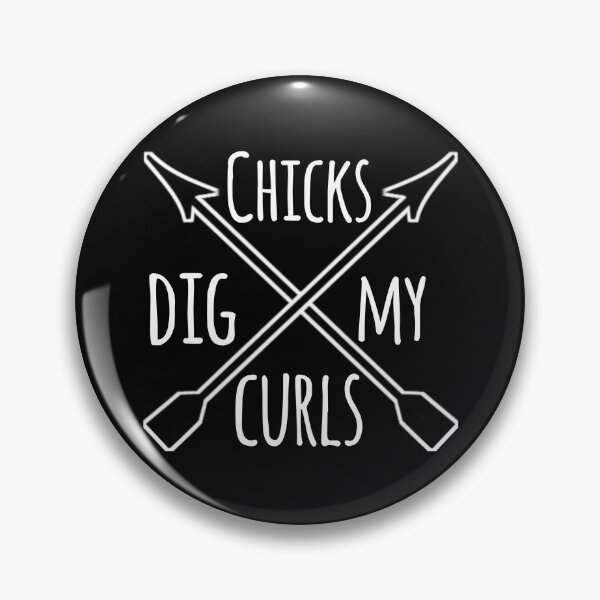 Item preview, chicks dig my curls designed and sold by beruc.