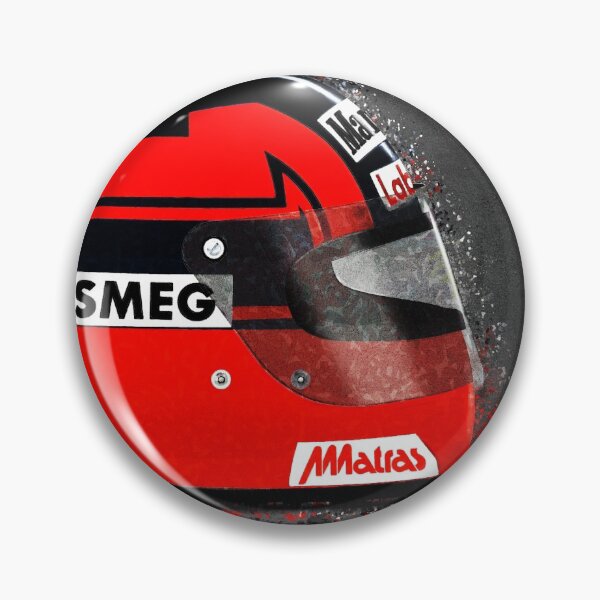 Artikelvorschau, Gilles Villeneuve F1 Helm - Art Style entworfen und verkauft von JageOwen.