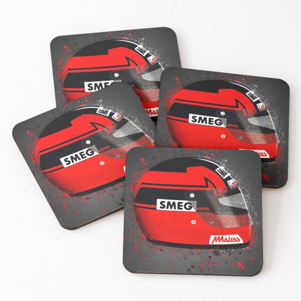 Item preview, Gilles Villeneuve F1 helmet - Art Style designed and sold by JageOwen.