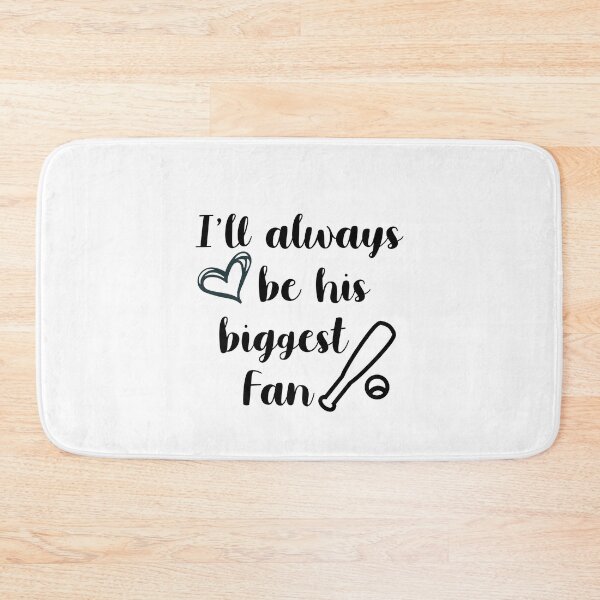 Item preview, l will Always Be His Biggest Fan Shirt - Baseball T-shirt - Baseball Shirts - Baseball Tank Tops- customized baseball shirt - personalized designed and sold by Rita Style.