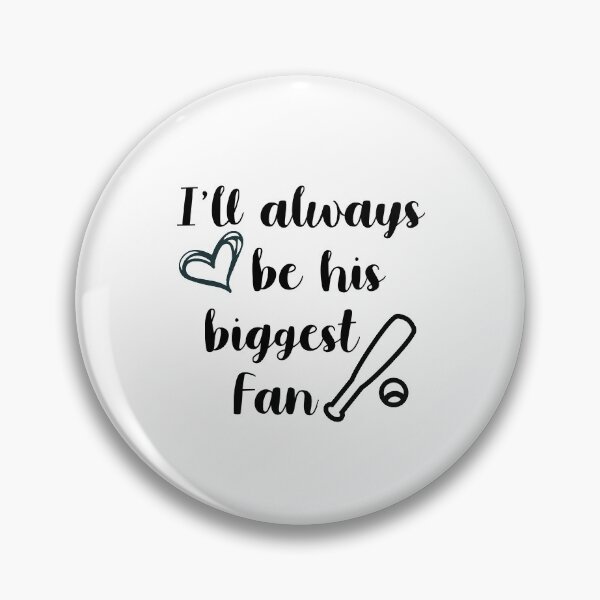 Item preview, l will Always Be His Biggest Fan Shirt - Baseball T-shirt - Baseball Shirts - Baseball Tank Tops- customized baseball shirt - personalized designed and sold by Rita Style.