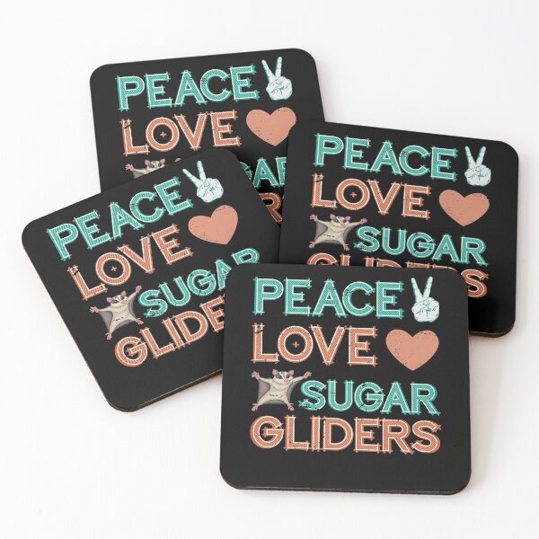 Item preview, Peace Love Sugar Glider designed and sold by bestshirtdesign.