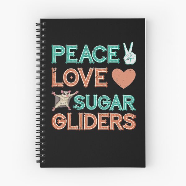 Item preview, Peace Love Sugar Glider designed and sold by bestshirtdesign.