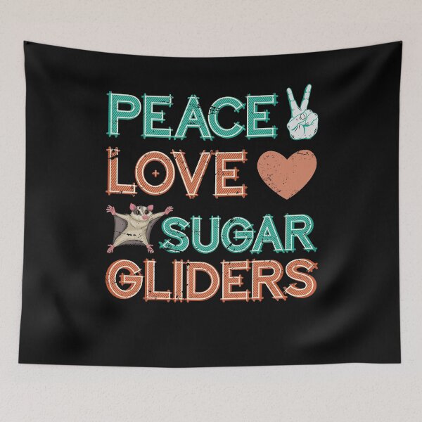 Item preview, Peace Love Sugar Glider designed and sold by bestshirtdesign.