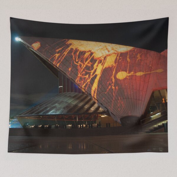 Item preview, LIGHTING THE OPERA HOUSE | Cityscape Abstract Photo designed and sold by PhotoStory.