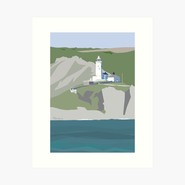 Item preview, Start Point Lighthouse from the Sea designed and sold by BrenRomans.