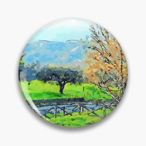 Item preview, Laureana Cilento: landscape with autumn tree and olive grove designed and sold by Giuseppe Cocco.