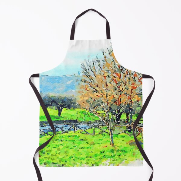Item preview, Laureana Cilento: landscape with autumn tree and olive grove designed and sold by Giuseppe Cocco.
