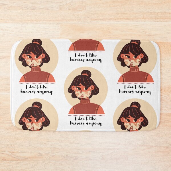 Item preview, I don't like humans anyway designed and sold by clara wafik.